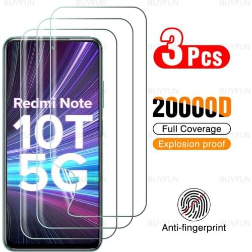3pcs Front Hydrogel Film For Xiaomi Redmi Note 10T 5G HD Full Cover protective film for redmi note 10 9 pro max screen protector