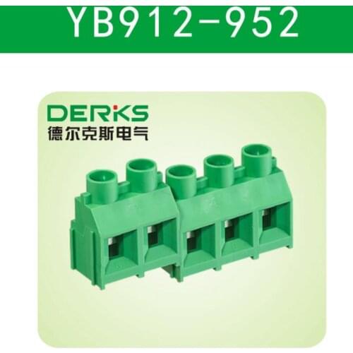 5PCS terminal can be spliced directly welded green PCB circuit board welding terminal YB912-952