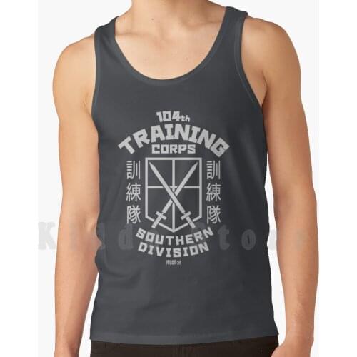 Attack On Titan : Training Corps-Southern Division Tank Tops Vest Sleeveless Training Corps Southern Division
