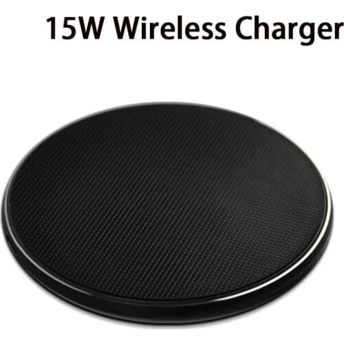 15W Wireless Charger Suitable For IPhone 12 Samsung Galaxy Phone Series Ultra-thin Fast Charge Non-slip Surface Mobile Phone