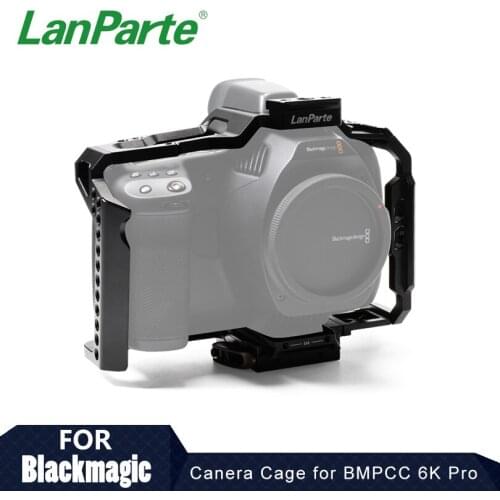 Lanparte Camera Cage for Blackmagic Procket Cinema Camera BMPCC 6K Pro