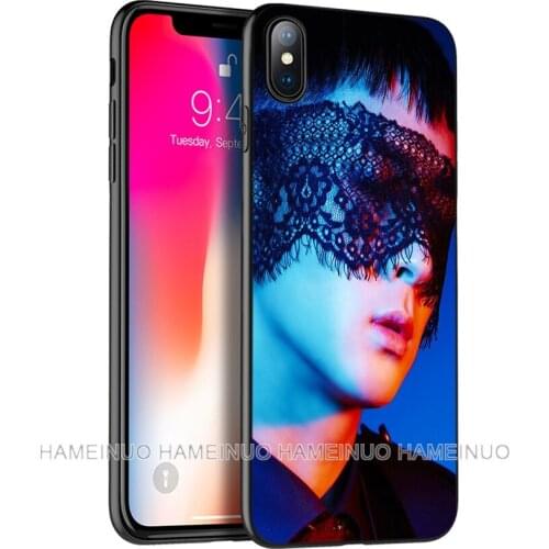 Black tpu case for iphone 5 5s SE 2020 6 6s 7 8 plus X 10 XR XS 11 pro MAX silicon cover case VIXX LR Kpop ST RLIGHT