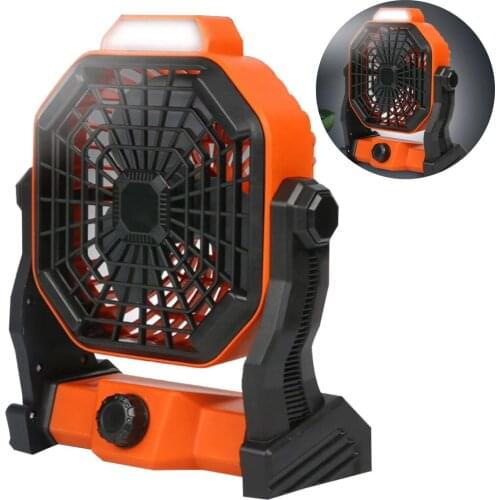 Electric Mini Portable Fan Air Conditioner Desktop Air Cooling Fan for Office Home with LED Night Light Flashlight 3 Speeds