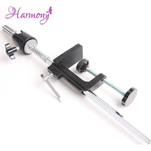 Harmony 1pcs Table Clamp Stainless Steel mannequin head holder Wig Stands Display hairdressers salon styling tools