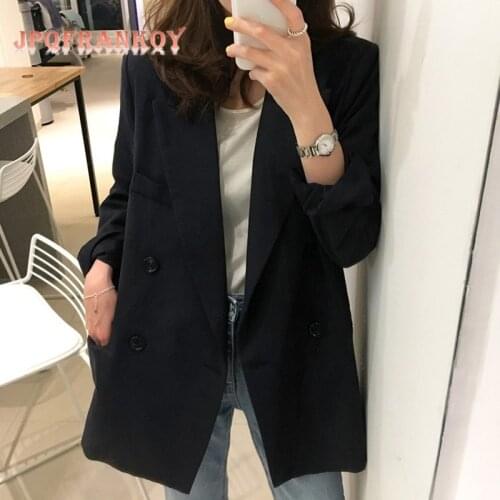 Женские двубортные пиджаки JPQFrankoy China At AliExpress