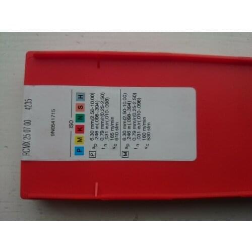ORIGINAL 10PCS CARBIDE INSERT RCMX250700 4235