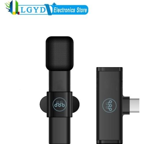 Lavalier Wireless Microphone Mobile Phone Live Video Shooting Small Microphone, Specification: Type C Interface