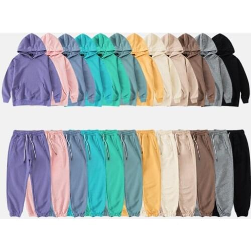 Tracksuit for Children Autumn Girls Boys Clothes Long Sleeve Clothing Sets Student Teens Sportswear Hoodies for 8 10 12 14 Years