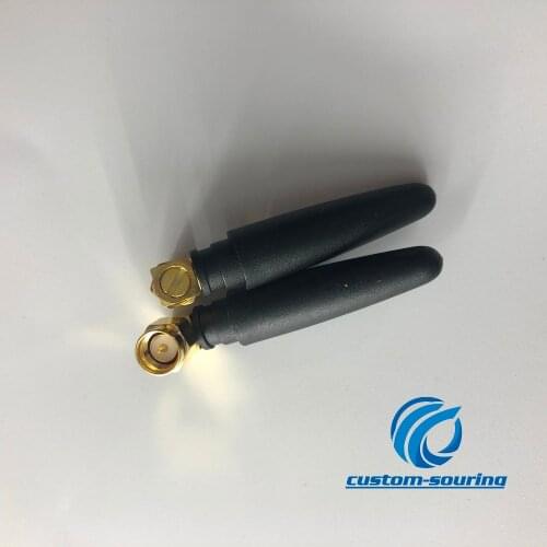 5PC Right Angle SMA Elbow Glue Stick Antenna Connector For GPRS/GSM/DTU 5CM L Shape Quad-Band Gain 3dbi Wireless