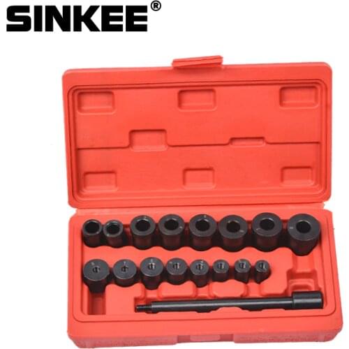 17 pcs Universal Clutch Alignment Tool Kit Aligning For All Cars & Vans Car Tools SK1054