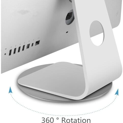 360 Rotation Apple Television Projector Computer Monitor Base Disc Non-slip Laptop Notebook Aluminum Alloy Stand Dock for