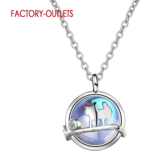 Top Quality Charming Crystal Necklace Trendy Wedding Engagement Jewelry Gift For Women Genuine 925 Sterling Silver Necklace