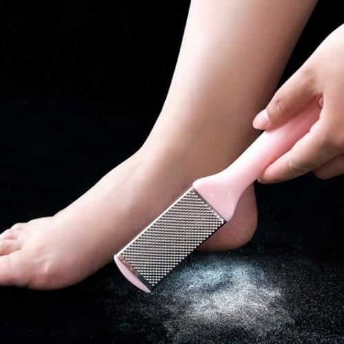 Japan Quality Stainless Steel Foot Rasp File Hard Dead Skin Callus Remover Pedicure File Grinding Feet Skin Care Nail Art Tools