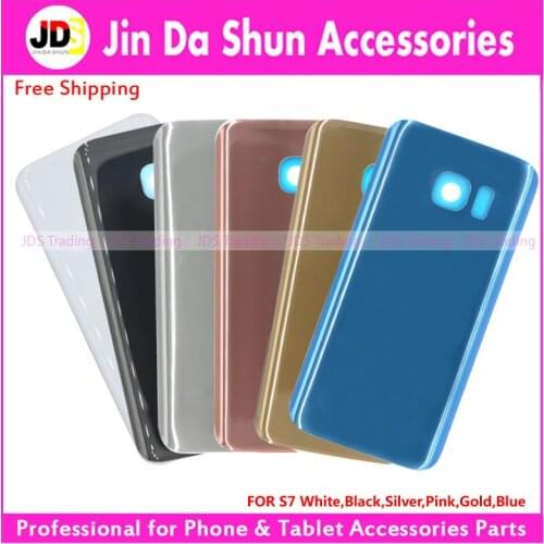 For Samsung Galaxy S7 G930 SM-G930F G9300 Back Housing Battery Door Cover Rear Phone Case with LOGO+Adhesive Gule+IMEI Code