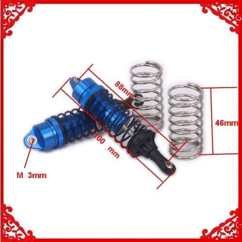 100mm Long Spring rear Shock Absorber atv motorcycle Damper For Rc 1/10 Traxxas E-Revo Revo Hobby Car 5460 Slayer Upgraded Parts