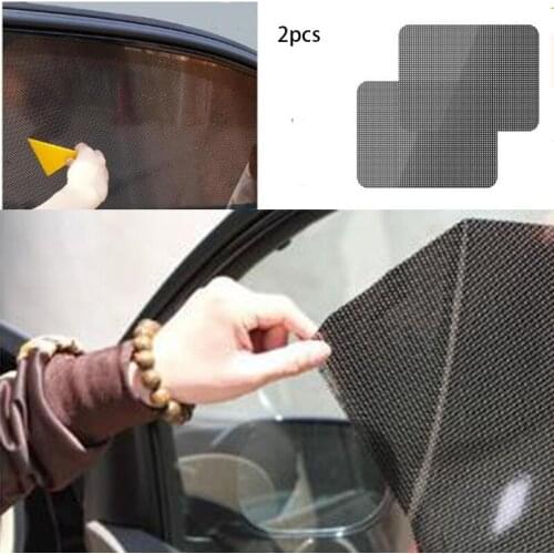 2 One 70* 50cm car sunshade film protection window cover side sunshade cover block static sun visor shield sticker