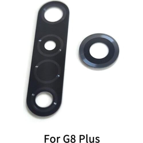 2PCS Camera Lens For Motorola Moto G8 Plus Power Play Back Rear Camera Glass Cover With Adhesive Sticker Repair Parts