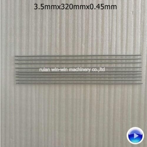 500pcs 3.5mmx320mmx0.45mm no hook side sealing bag making machine extension springs