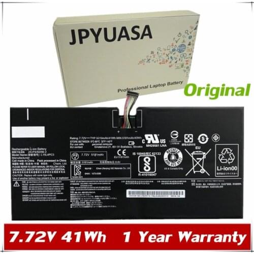 7XINbox 7.72V 5319mAh 41Wh Original L15M4PC3 L15L4PC3 Laptop Battery For Lenovo MIIX 720 MIIX5 Pro MIIX 5 Pro