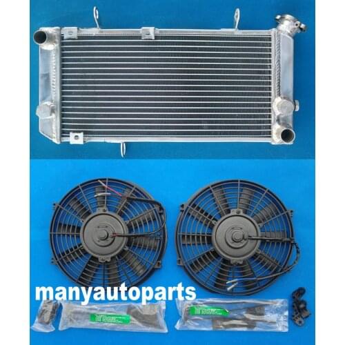 Aluminum radiator & FANS for SUZUKI TL1000S TL 1000S 1997 1998 1999 2000 2001 97 98 99 00 01