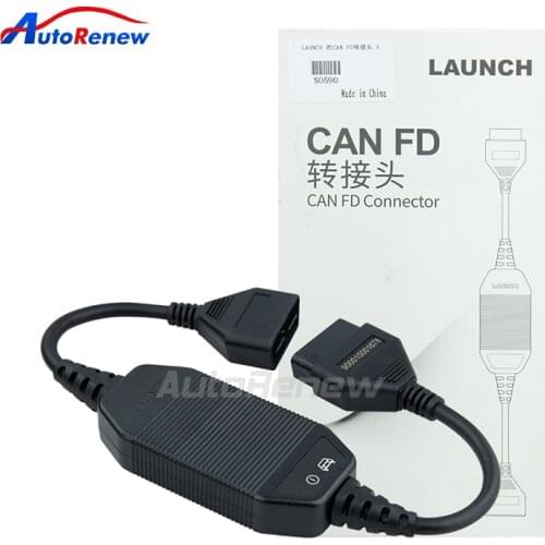 For LAUNCH X431 CAN FD Connector Car Code Reader Compatible with LAUNCH X431 Throttle, Pad II , Torque, Turbo, X431 V+, Pro3
