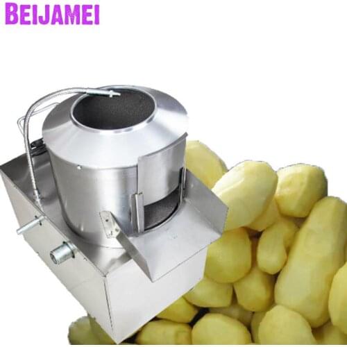 BEIJAMEI 240kg/h stainless steel commercial potato peeling machine electric industrial potato peeler machine