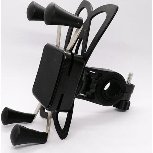 BicycleGrip Universal Cell Phone Mount Holder Bike Handle Bar Mount with Silicone Rubber Security Bands for all Smart Phones