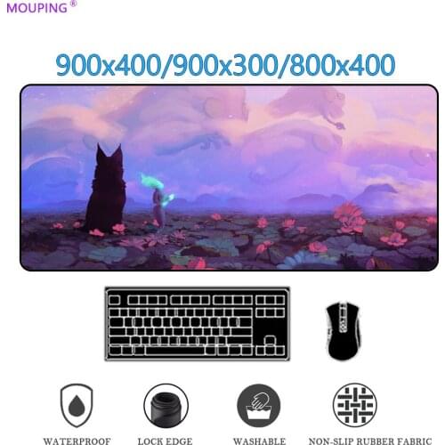 Large Mouse Pad Gamer Gaming Mat for Dogs Gamer Accessories Keyboard Cute Mousepad Anime Deskmat Carpet Deskpad Mat DropShipping