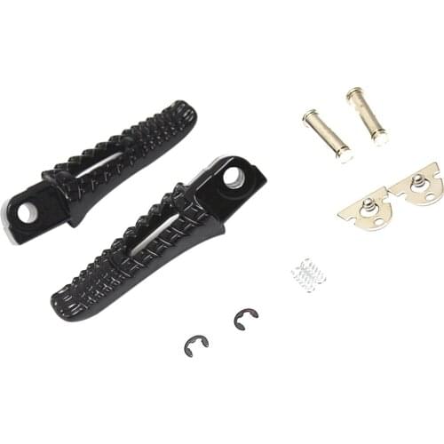 Black Rear Foot Pegs Foot Rest Pedal Kit For Suzuki GSXR600 750 2006-2014