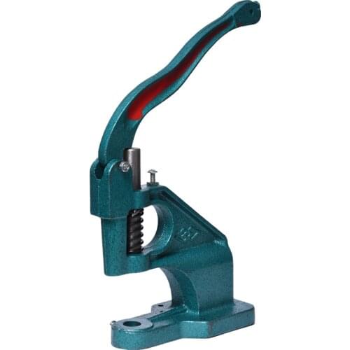 Metal Manual Grommet Machine Hand Press Abrasive Tools Eyelets Spot Snap Button Punch Tool Fabric Covered Handmade Self