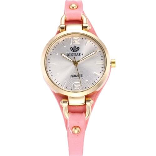 New 6 Women Watch Exquisite Quartz Ladies Watches Montre Femme Waterproof Leather Female Clock Reloj Mujer Horloges Vrouwen