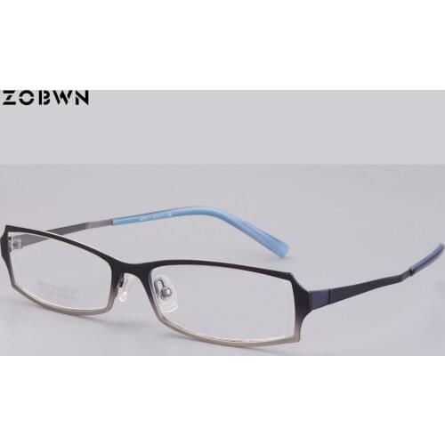 Wholesale Spectacle frames fake full rim Goggle Men Women Fashion vintage Eyeglasses Clear Lens moldura Color gradient eyewear