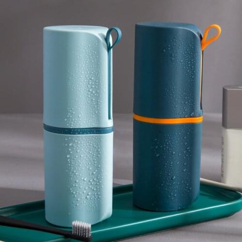 Portable Storage Box for Toothbrush Toothpaste Travel Organizer Home Business School Travel Supplies Multifunctional Container