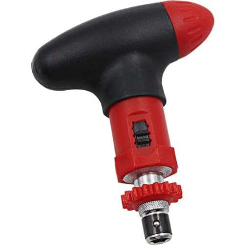 Manual T Type Ratchet Screwdriver Quick Bolt Driver Batch 6.35 mm Rotate Forward Reverse