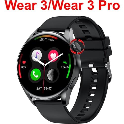 Wear 3 Pro Smart Watch Men Women 1.32inch Round 360 HD Screen Bluetooth Call Built In Music Smartwatch For Huawei Watch 3 Pro