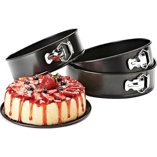 20cm Carbon Steel Baking Mold Bakeware Cake Moulds Non-stick Cake Pan Base Round Shape Baking Tray Kitchen Baking Tools