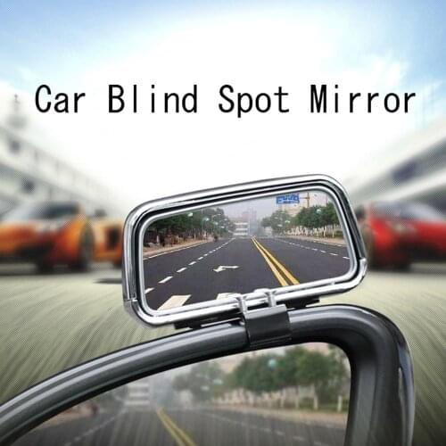 1Pcs Universal Car Blind Spot Mirror Rotation Adjustable Rear View Mirror Wide Angle Lens For Parking Auxiliary Car Mirror