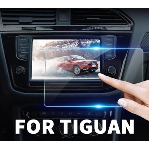 For Volkswagen Tiguan mk2 17 2018 2019 2020 Instrument panel navigation display tempered protective film car GPS screen stickers