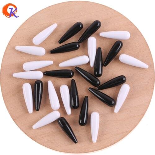 Cordial Design 8*29MM 380Pcs/Lot Acrylic Bead/Solid Beads Making/Hand Made/DIY/Drop Shape/Earring Findings/Jewelry Accessories