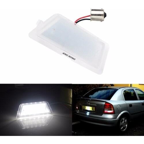ANGRONG LED License Number Plate Light For Vauxhall Opel Astra G MK4 Saloon Hatchback 98-04(CA337)