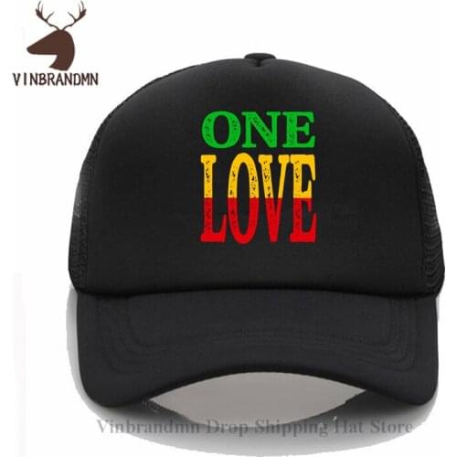 RASTA ONE LOVE CITY unisex Baseball cap Rastafari Lion King Fisherman hat Jamaica Flag The Best of Red Yellow & Green Design hat