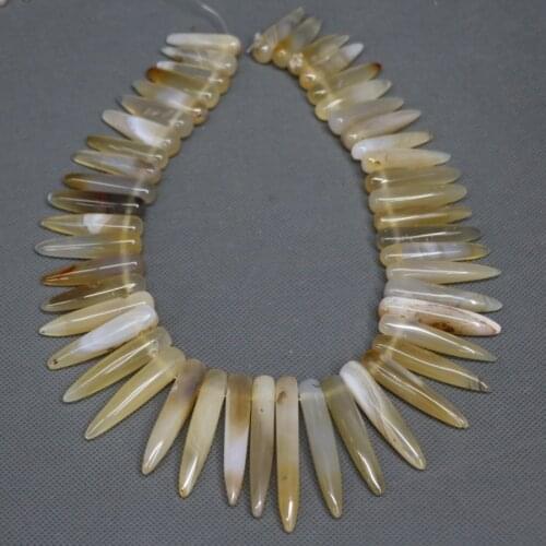 Full Strand Yellow Necklace Beads, Stone Pendant Finding, Kindgems Charm Women Super Popularity European Fashion Jewelry