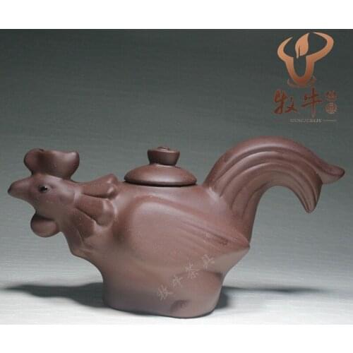 Yixing Yixing teapot teapot twelve zodiac chicken pot 120ml gift tea LOGO custom mixed batch