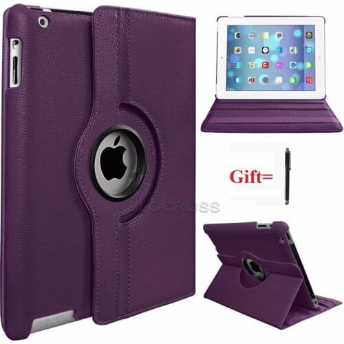 For iPad Air 2 Air 1 iPad 9.7 Case 360 Degree Rotating Stand A1822 A1823 A1893 5th 6th Gen 9.7 inch Protective Cover with Stylus