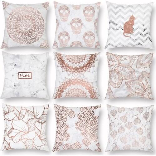 Cushion Cover Home Decoration Nordic Throw Pillows Pillowcase Car Livingroom Modern Personalized Gift Textile Luxury 45*45