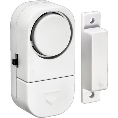 Home Security Alarm System Independent Wireless Home Door Window Entry Burglar Alarm With Magnetic Sensors