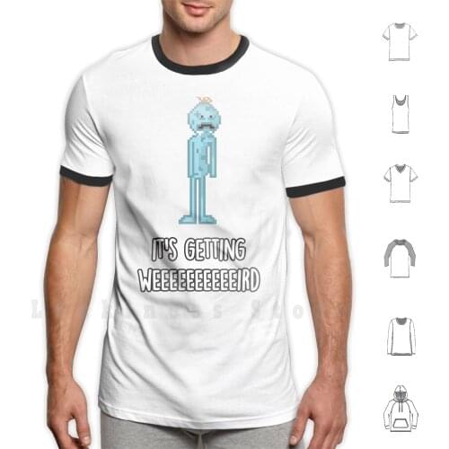 Mr. Meeseeks T Shirt 6xl Cotton Cool Tee Sci Fi Adult Swim Cool Funny Creative 8 Bit 16 Bit Cartoon Comedy Mr Poopybutthole Mr