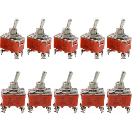 Button switch 1221 single pole single-throw 4foot two step shaking arm switch toggle power switch 10pce