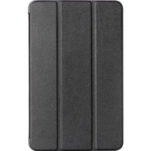 Tablet PC Case Tablet Leather Case, Tri-Fold Anti-Fall Case Suitable for Samsung TAB E 9.6 Black