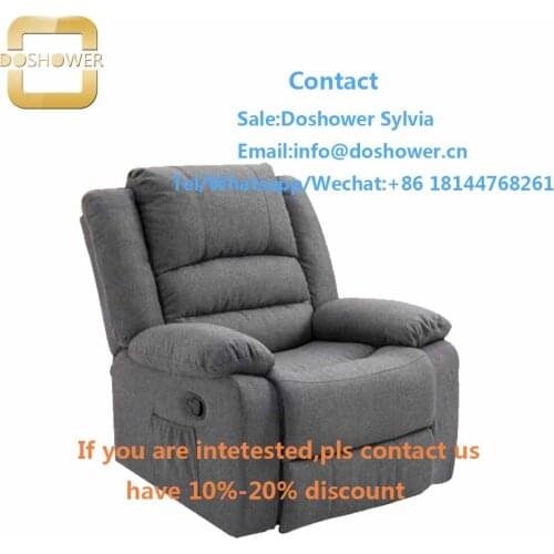 Leather recliner chair with reclining flat salon chair for recliner chair sofa